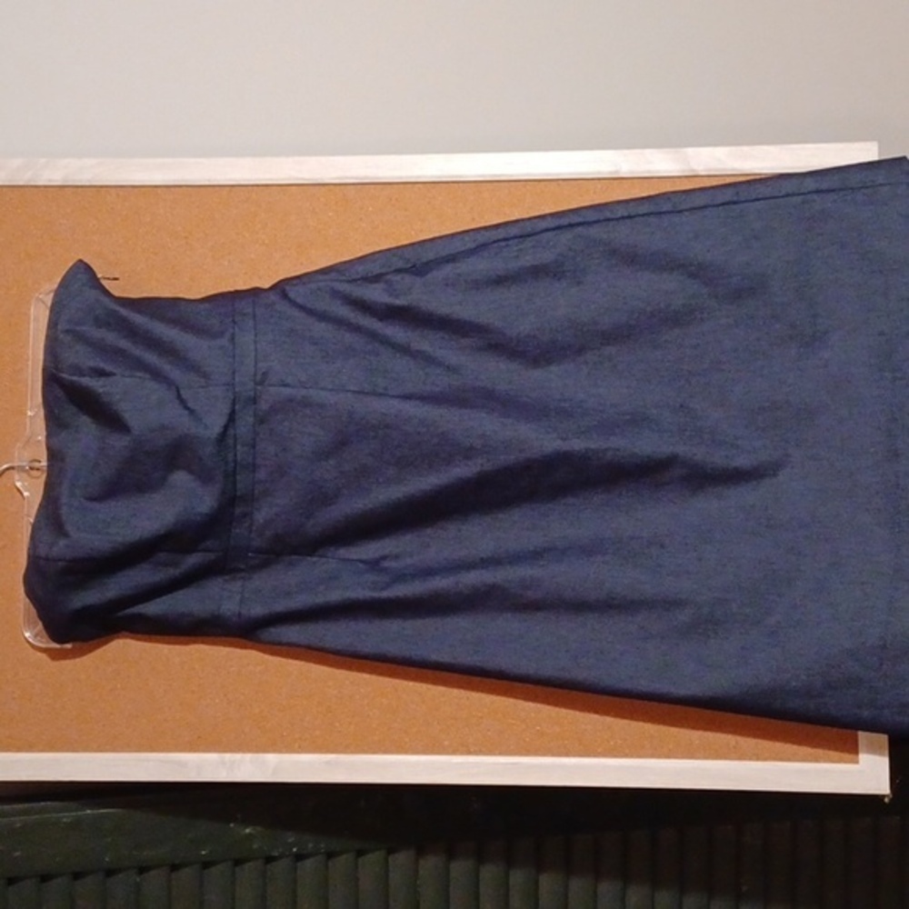 Strapless Dark Denim Dress Sz 6 Merona